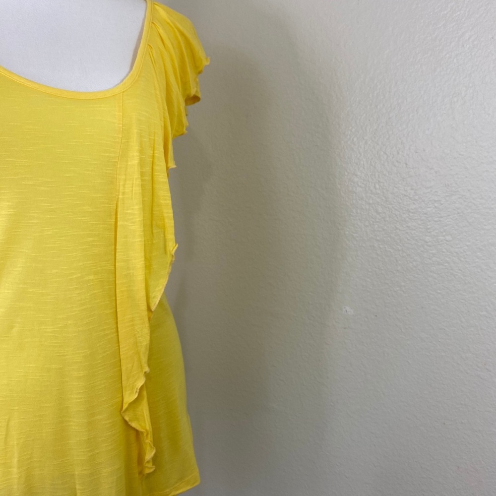 Yellow Ruffle Top - Picture 3 of 9